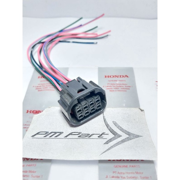Soket Sub lampu depan belakang kabel Body Pin 8 original Universal honda new PCX ADV CBR CB150R