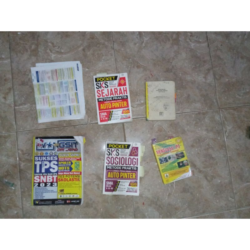 (NEGO) Preloved Buku Bekas Second Wangsit SNBT UTBK SBMPTN SKS kuning SOSHUM IPS