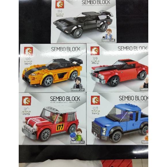 Sembo Block Famous Car