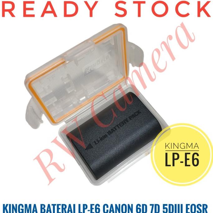 Baterai Kingma Canon Lp-E6 Batre Batrei Bekas Lpe6 60D 7D 5D Ii Iii Iv