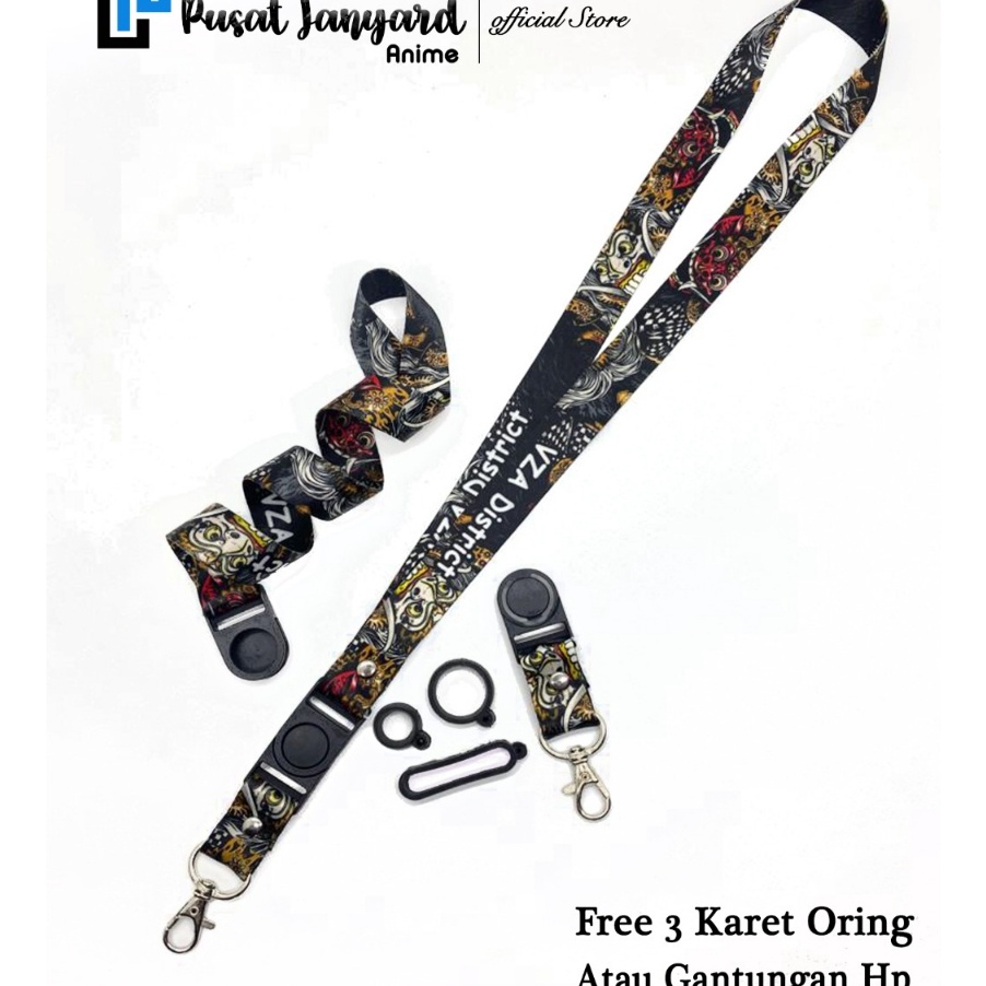

ZPSK5145㊎ Lanyard tali BARONG BALI VZA PRINTING /tali lanyard BARONG VZA FULL PRINTING/name tag/perlengkapan sekolah kantor dll termurah/ PUSAT LANYARD&AKSESORIS BANDUNG ㊖