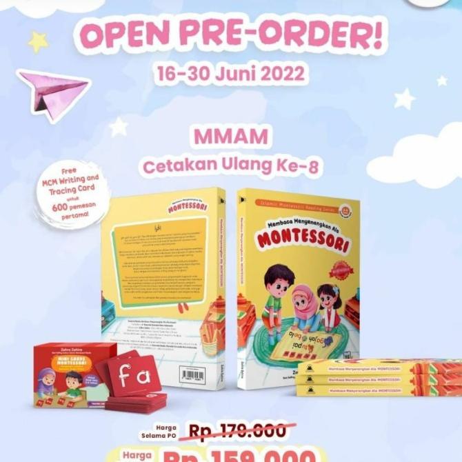 

Sale Buku Membaca Menyenangkan Ala Montessori Aktivitas Anak Termurah