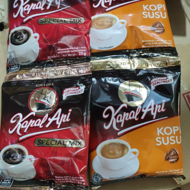 

Kopi Instan Kapal Api Special Mix dan Kopi Susu