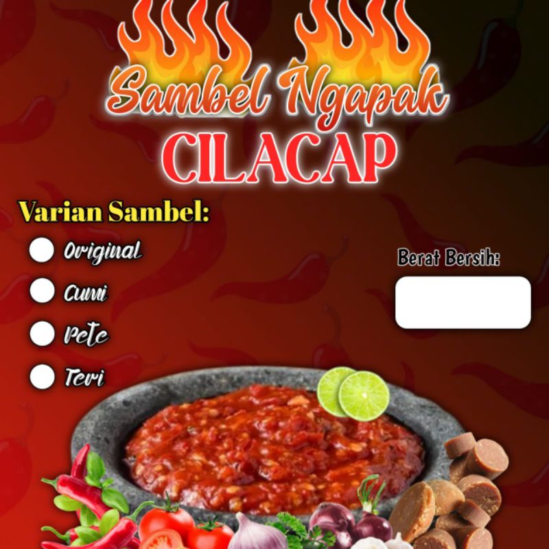 

Sambel ngapak CILACAP ( CUMI 125g )