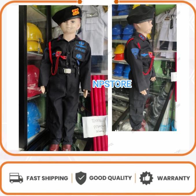 Baju Seragam Brimob Anak