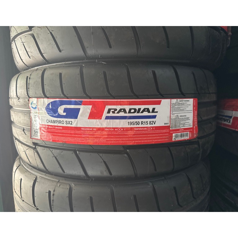 TERBAIK. Ban GT Champiro SX2 195/50/R15 Semi Slick