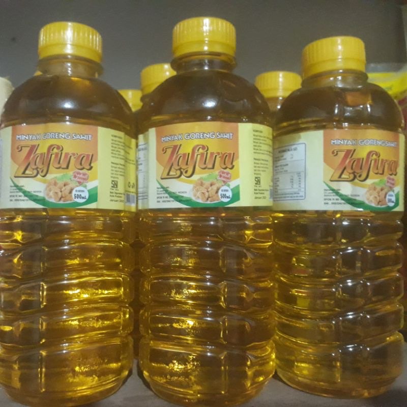 

Minyak Goreng Zafira 500 ml Kemasan Botol