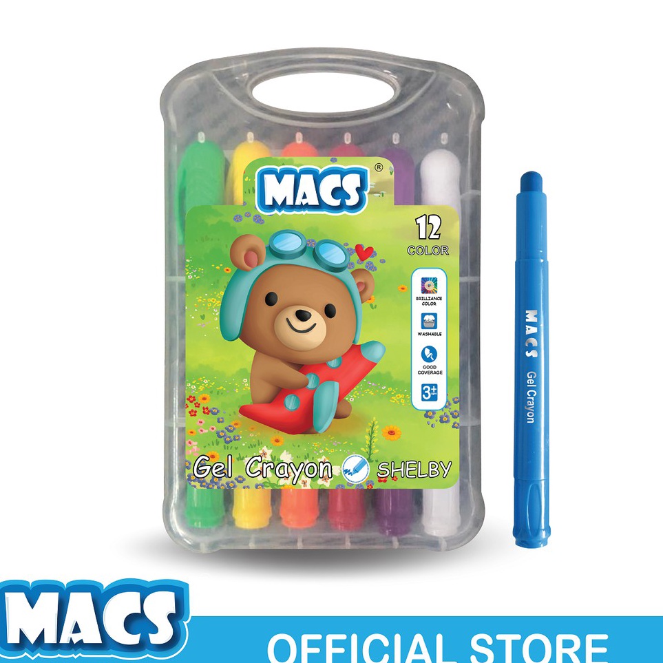 

✳Sale❊ 6A9WZ MACS Gel Crayon 12 Warna Colors 063 Super Promo