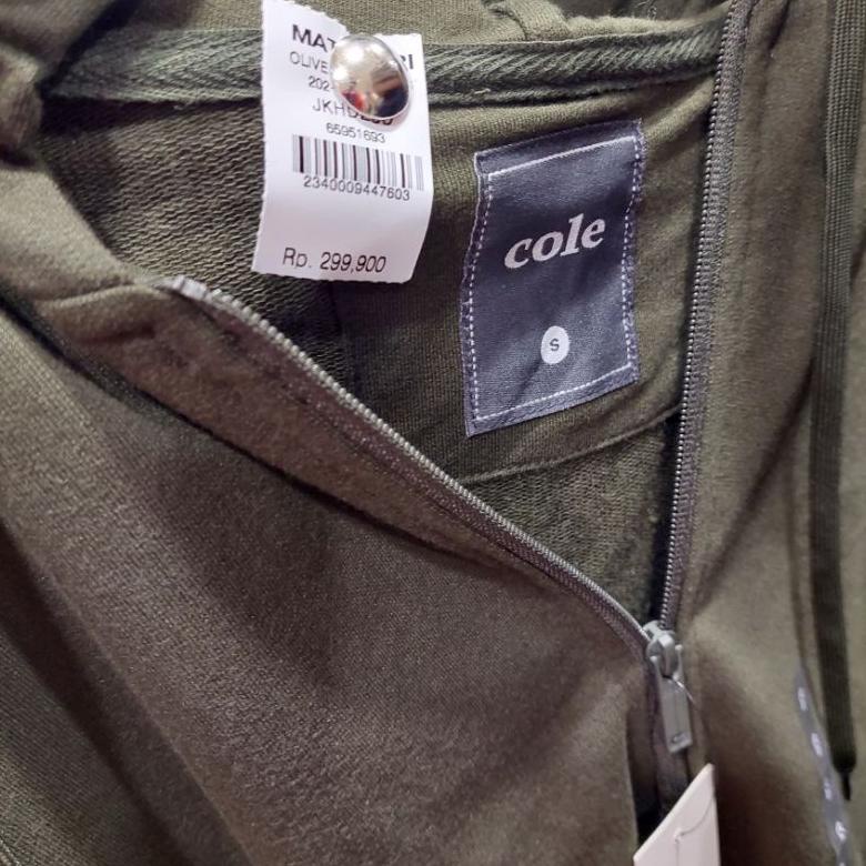 AGY853 Jaket Pria Kain Polos Simpel Halus Original COLE By Matahari Dept Store ++
