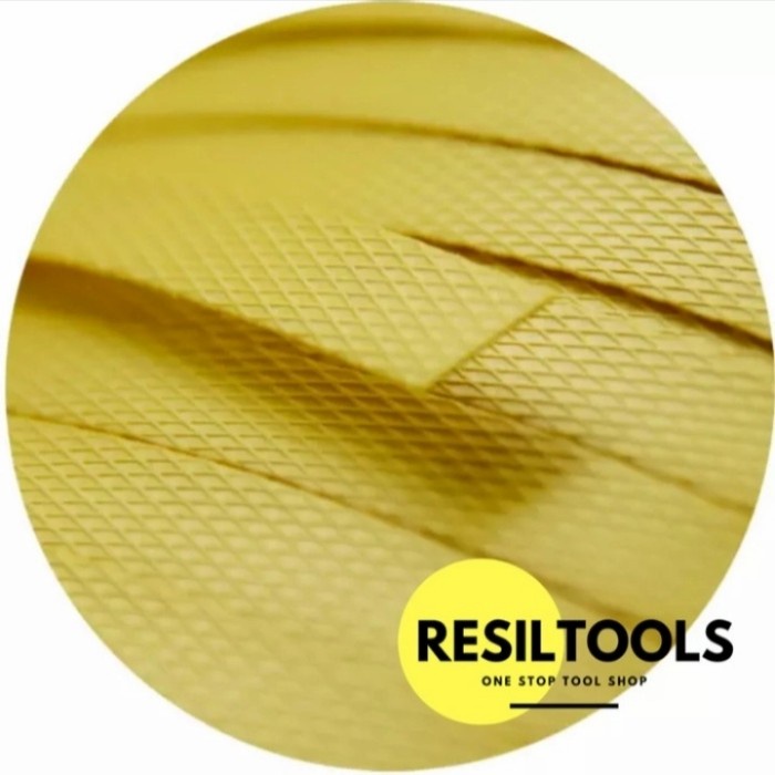 Tali Plat Strapping Plastik Kuning 11mm Pengikat Peti Barang Meteran
