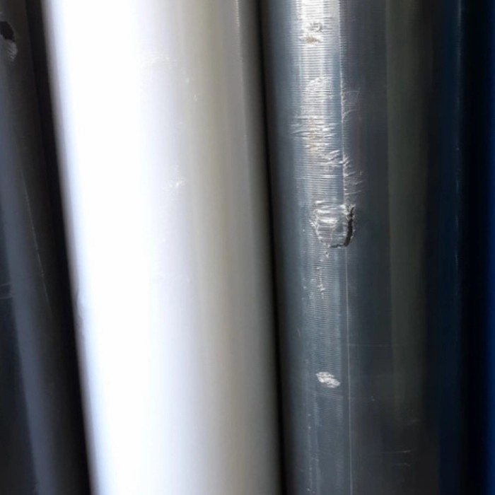 Fiber pagar Tinggi 1 m Tebal 0,8 mm Harga Per 0,5 Meter