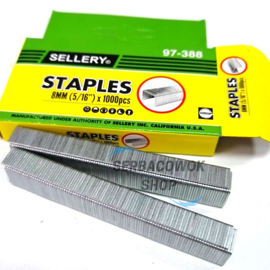 

➻Terkini❀➧ 9LD0L Sellery Isi Staples Tembak Isi Gun Tacker 8 mm 1000 pcs Termurah Berkualitas D47 Terlaris