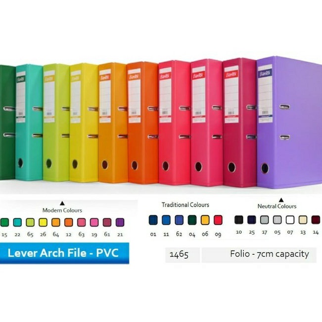 

TERMURAH Ordner Bantex 1465 V Folio 7cm Capacity