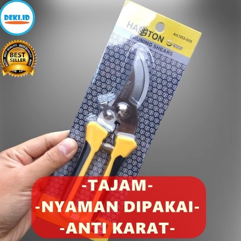 Buruan Beli ZJM9Y Gunting Dahan Hasston Prohex 1353-005 Ranting Bunga Tanaman Pohon Stainless Steel 