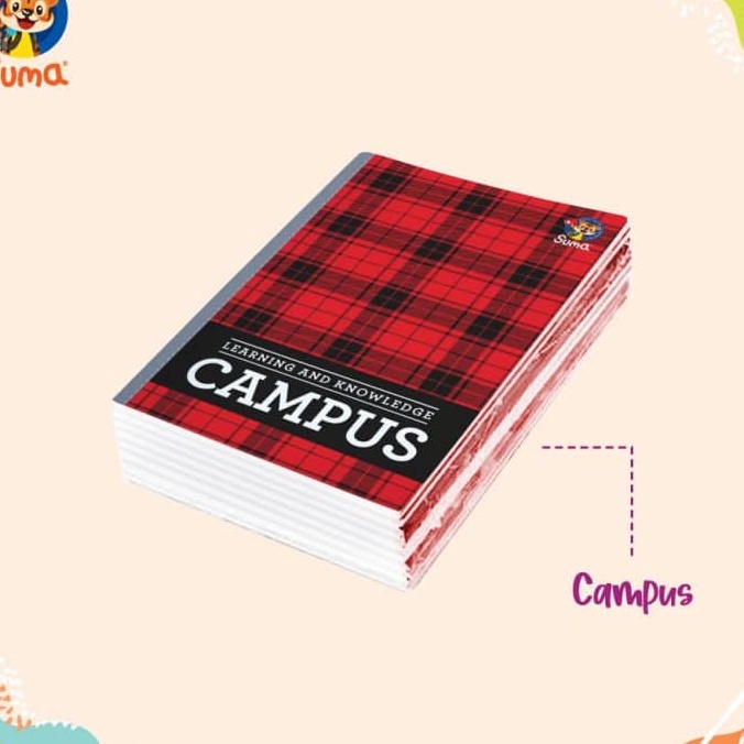 

BBQH2640㊏ SUMA BUKU TULIS BOXY CAMPUS / BUKU TULIS BOXY / BUKU TULIS MURAH ㊕