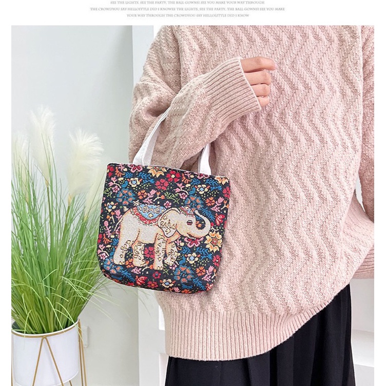 ➵Terbaru➨ LSTSB mini handbag kanvas - tas thailand mini - tas bangkok - oleh oleh bangkok oleh oleh 