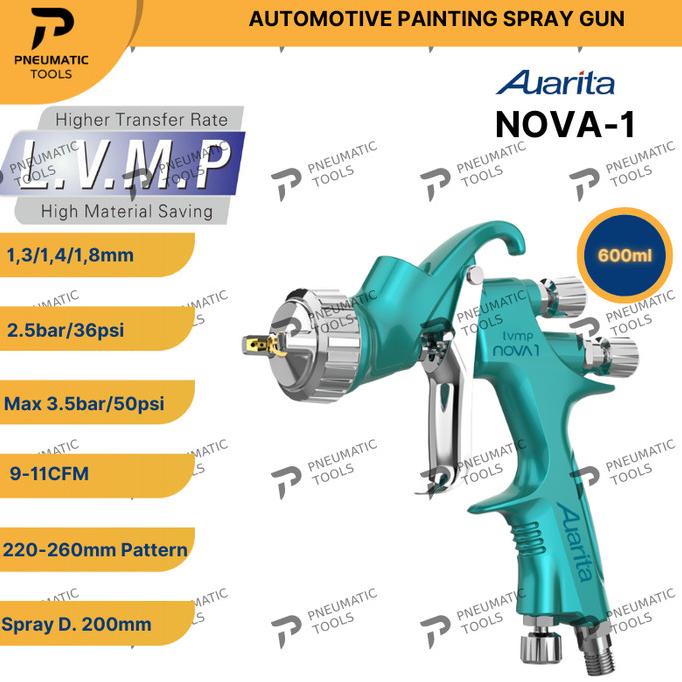 Spray Gun Auarita Nova-1 Lvmp - Automotive Painting Spray Gun Original