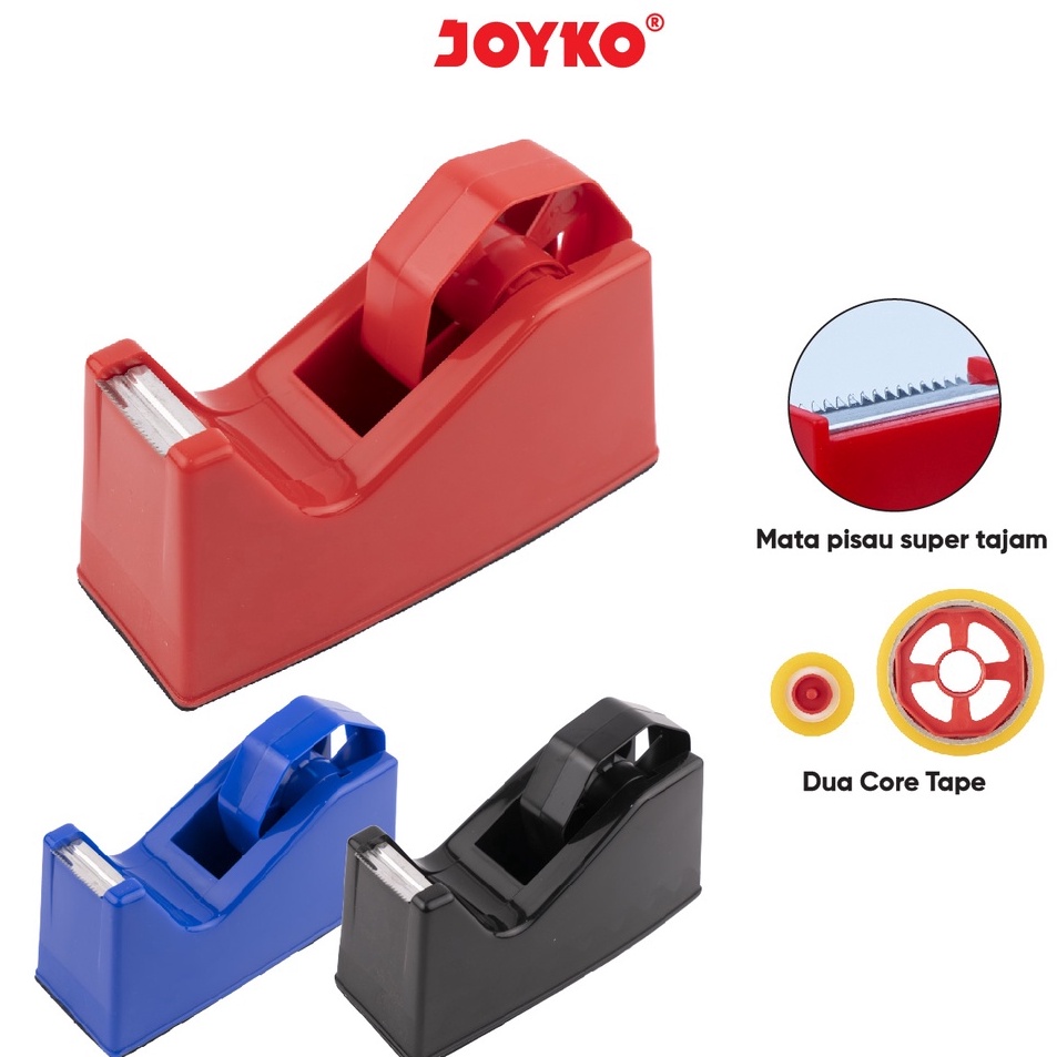 

COD✔️ Tape Cutter Tape Dispenser Pemotong Pita Perekat Joyko TD-103