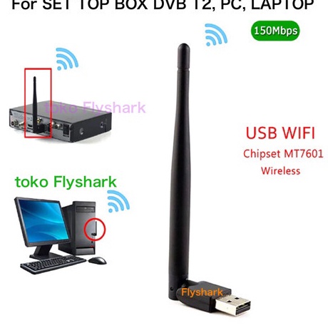 ➣ Dongle Wifi USB MT7601 untuk Set Top Box STB DVB T2 / STB DVB T2 ★ Diskon Promo