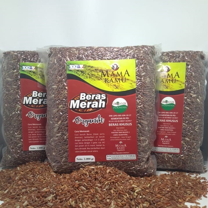 

RMXT0136 STAR Beras Merah Organik Kemasan Vakum 1kg