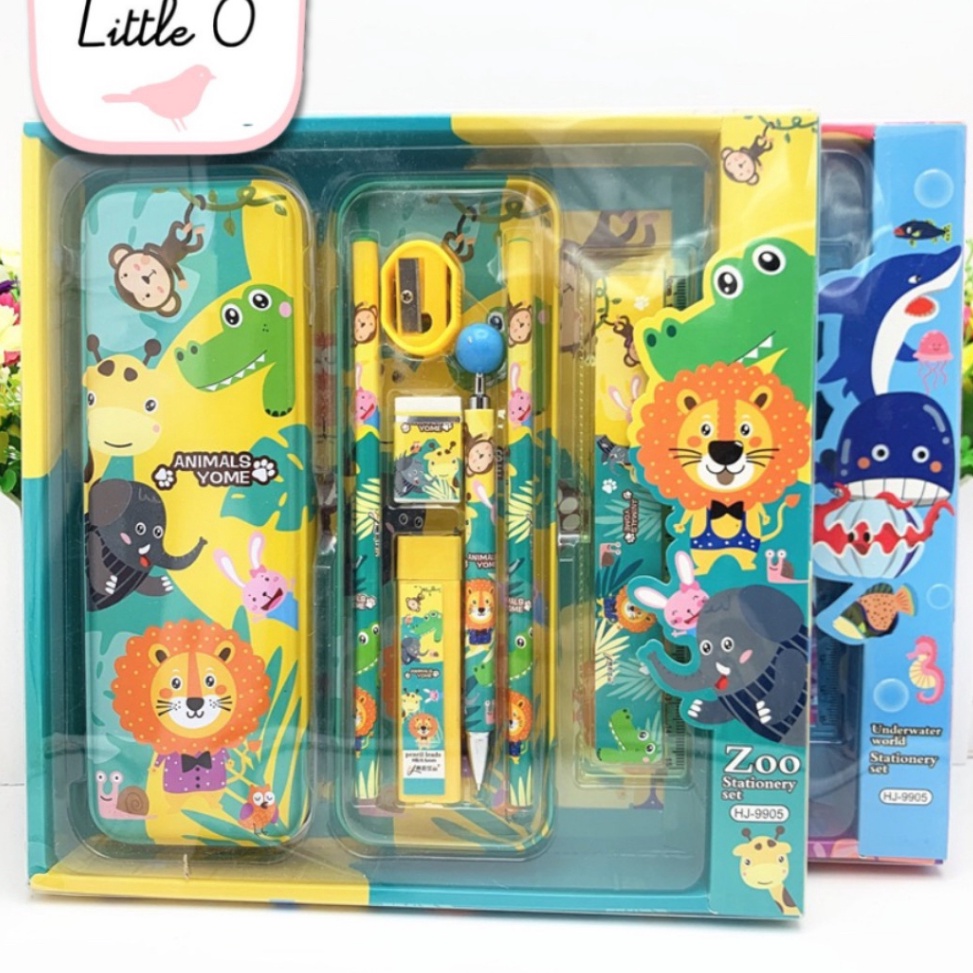 

Bagus!!!!!! Study Set Alat Tulis Kotak Pensil Anak Set Souvenir Hadiah Kado Anak Stationery