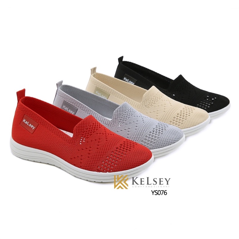 PALING LARIS. Kelsey Sepatu Slip On Wanita / Sepatu Flykint Shoes YS076 Original Women Shoes Flatsho
