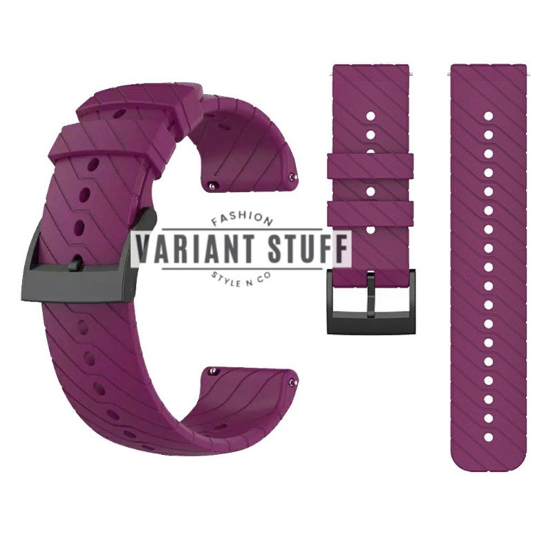 Tali Jam Tangan Rubber Silikon 24mm Dwv Quick Release