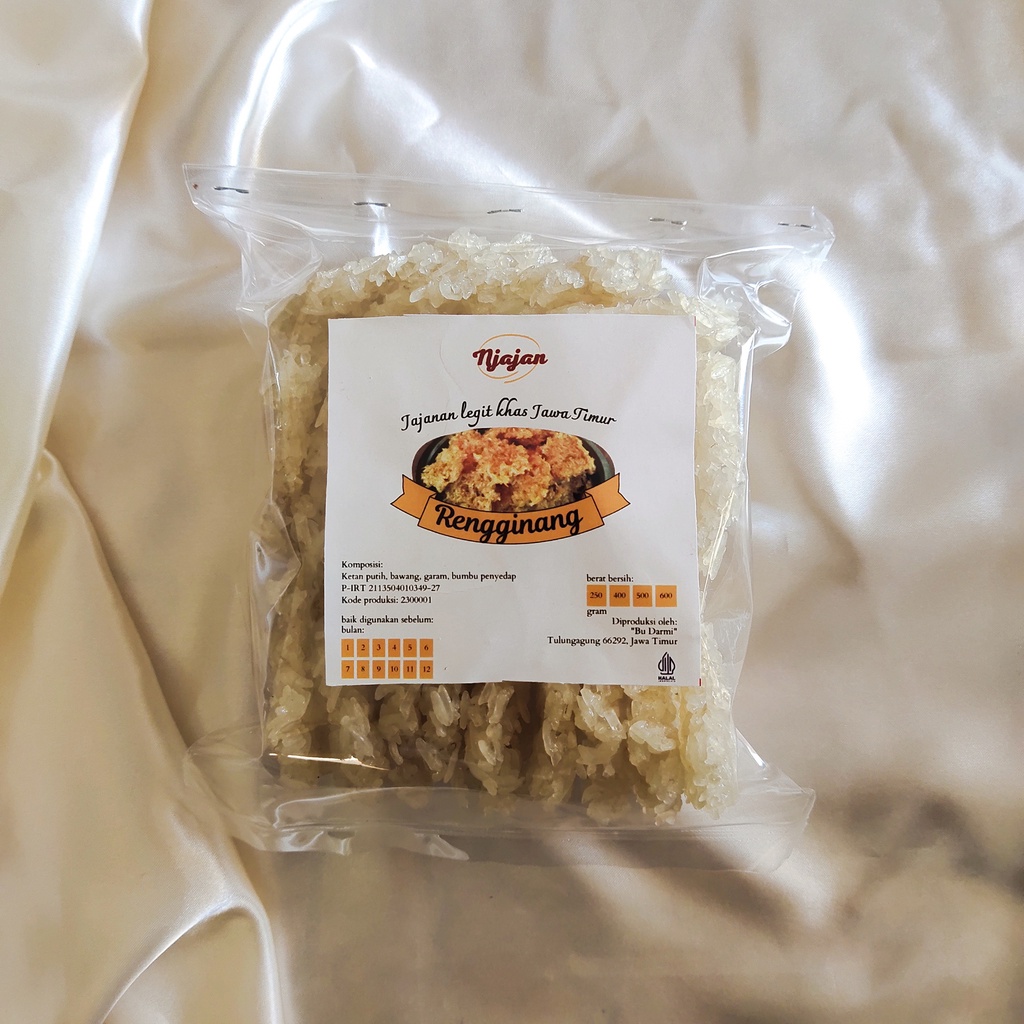 

Kerupuk Rengginang Ketan Siam Rasa Bawang