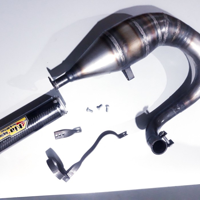 Knalpot Vespa Kiri Karbon Kia Muffler Kode 062