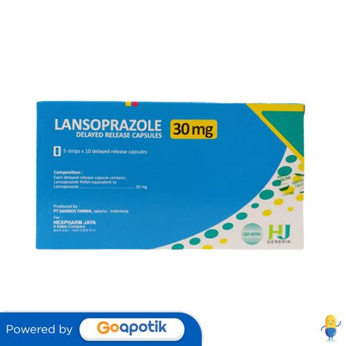 LANSOPRAZOLE HEXPHARM 30 MG BOX 50 KAPSUL
