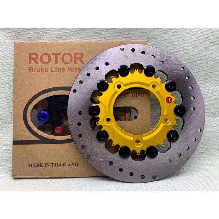 DISKON SPESIAL PIRINGAN CAKRAM DISC ROTOR BREAKE CNC FLOTING LUBANG 5 220MM VARIO 150 TERMURAH