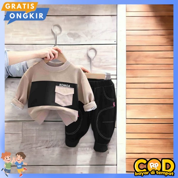 Setelam Bayi Baju Dan Celana Amak Motif St Bisa Bayar Ditempat Setelan Anak Satu Pasang Cewek Termur