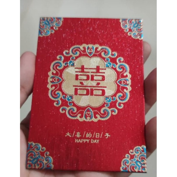 

Angpao Pendek Glitter 20lbr premium quality tebal