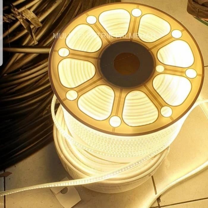 Lampu Led Strip Selang 2835 Smd 144 Led 50 Meter 50 M Warm White