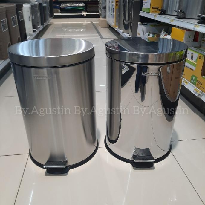 Krisbow Tempat Sampah Stainles Pedal Injak