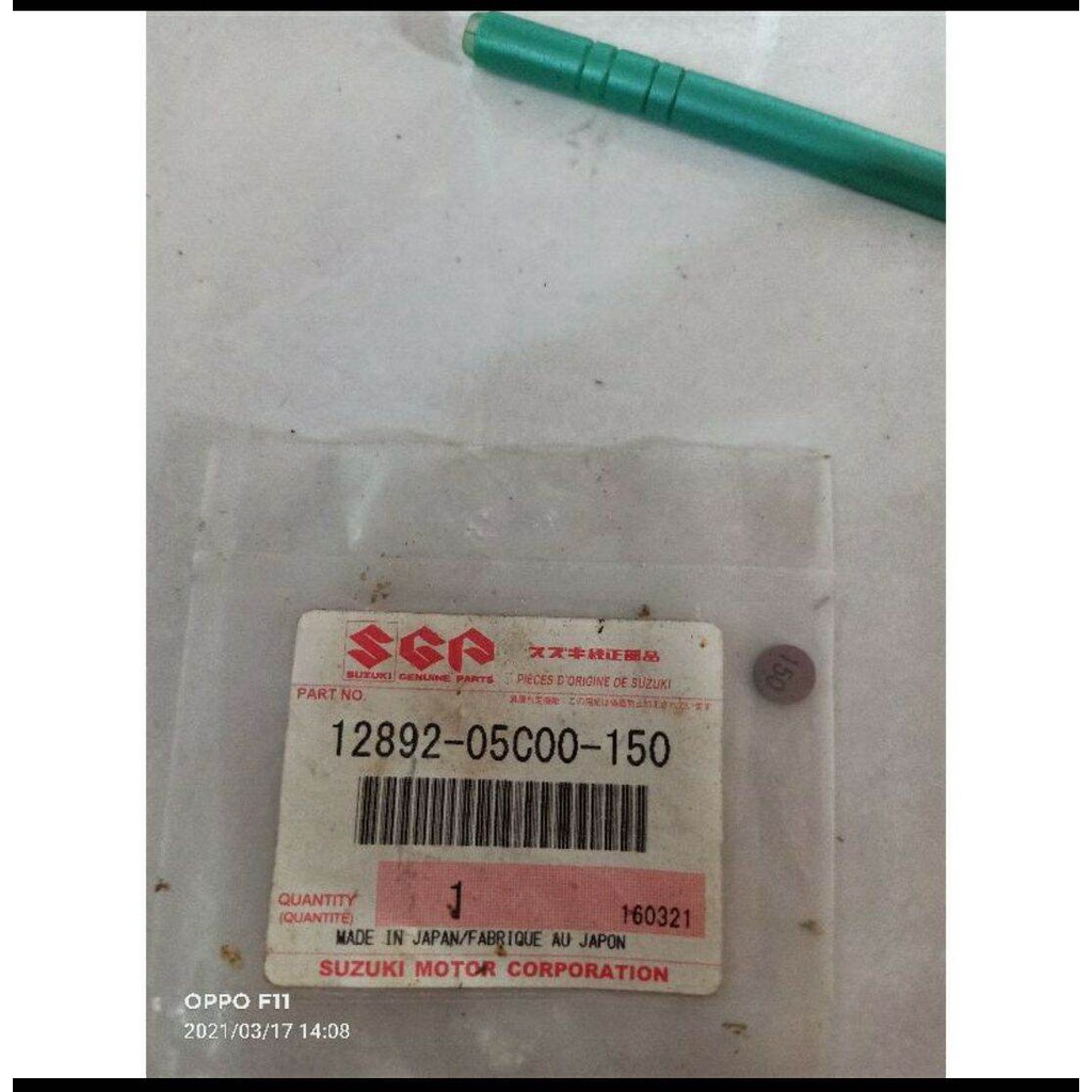 SIM KLEP SIM TAPPET SATRIA FU150 UKURAN 150 SGP SGP JAPAN