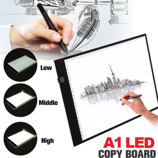 

Big Sale Drawing Tracing A1 Board Papan Jipak Led Light Pad Ultra Slim A1 Stok Terbatas
