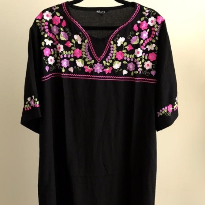 Daster Gamis Bordir Khas Tasik berbagai warna