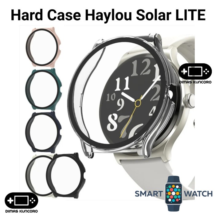 Hard Case Haylou Solar Lite Cover Bumper Tempered Glass Ls05 Lite Mika
