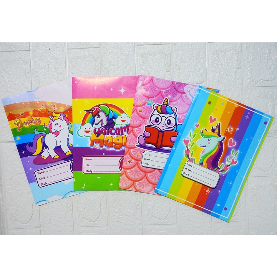 

[8FF47] (ISI 20 LEMBAR) Sampul Buku UNICORN BAHAN TEBAL/ Sampul Fancy karakter (Ukuran Kwarto / Ukuran Sidu) 41