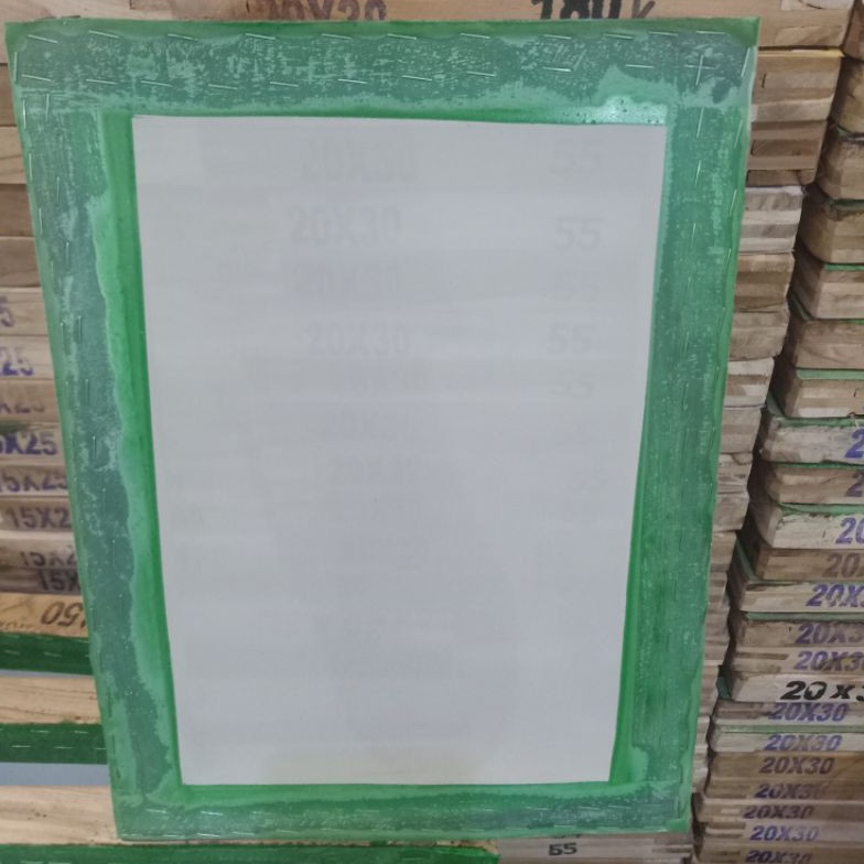 

SCREEN SABLON 20x30 T.120, T150, T165, T180 ( PUTIH ) ➾Stok Banyak