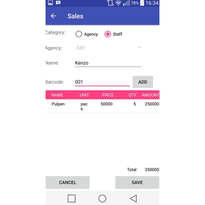 

Aplikasi ATK (Alat Tulis Kantor) 1 lisensi