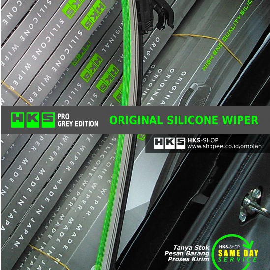 MURAH MERIAH. HKS Pro Silicone Wiper / Wiper Silikon (2 Pcs )