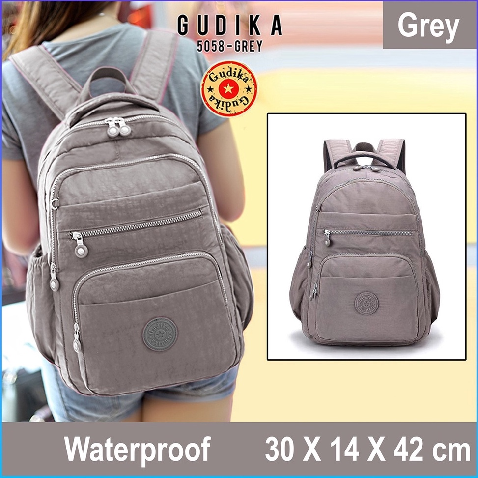 LANGSUNG ORDER!. GUDIKA 5058 Original  - Ransel Laptop Viral Anti Air Premium Korea banyak slot terl