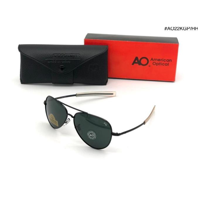 New Kacamata Sunglasses Pria Ao Aviator Pilot 22Kgp Premium Original