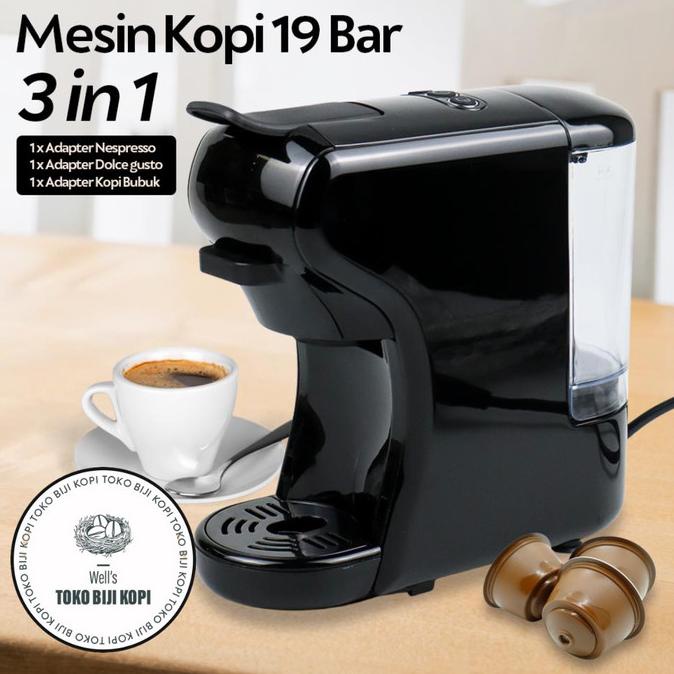 Hibrew Mesin Kopi Kapsul 3 In 1 Nespresso Dolce Gusto St-504 Davidsalvadorstore