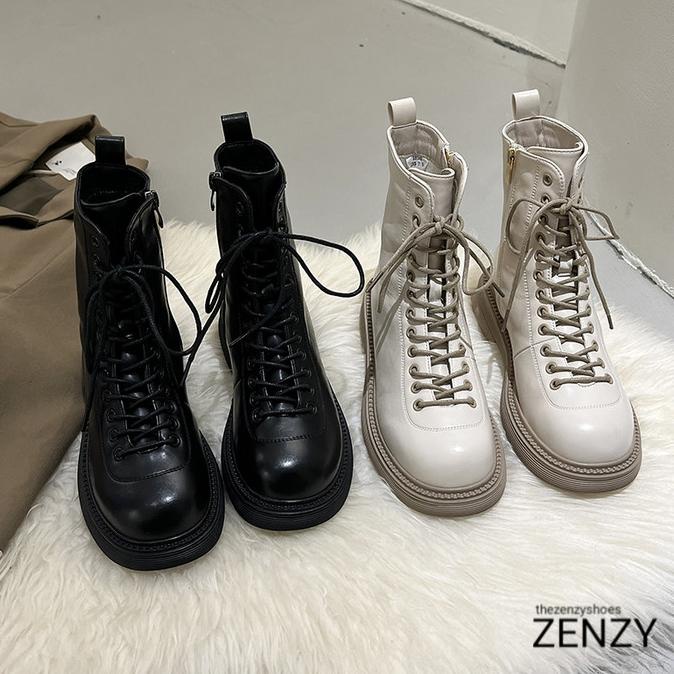 TZS Zenzy Premium Ohmhye Korea Design - Sepatu Boots Wanita