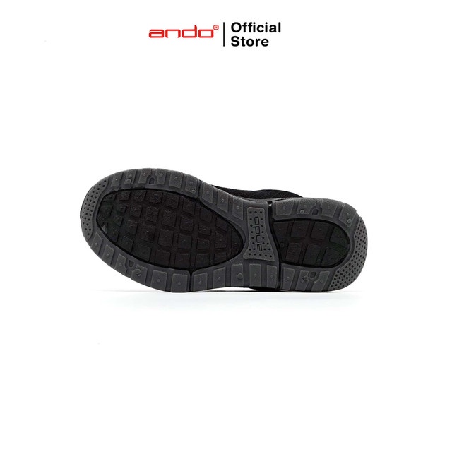 Ando Official Sepatu Sneakers Bsc 51 V Anak - Hitam/Hitam