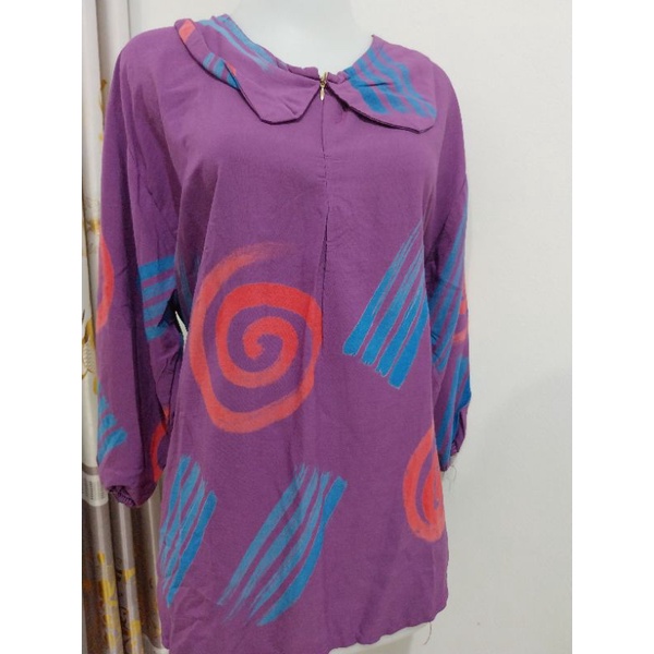 Daster setelen |one set daster | oneset batik | setelan tangan panjang | daster setelan tangan panja