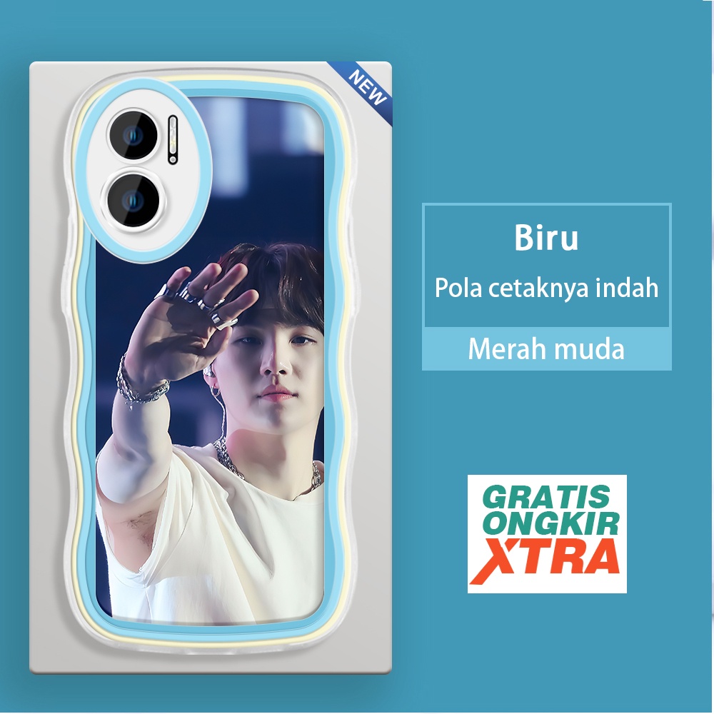 Redmi 10 10A 10C 12C 9A 9T 9C K40S Xiaomi INS BTS Min Yoon Gi BT21 Bangtan Boys Cool Kor Kesing case